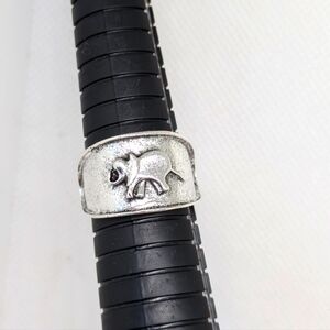NEW Silver Tone Elephant Ring Size 10 Animals Bohemian Fashion Jewellery Boho